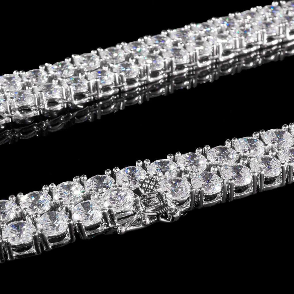 3mm/4mm/5mm Moissanite Tennis Chain 3mm/4mm/5mm Moissanite Tennis Chain