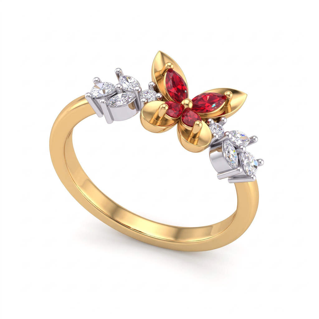 0.44 ct.tw. Butterfly Marquise Diamond Ring 0.44 ct.tw. Butterfly Marquise Diamond Ring