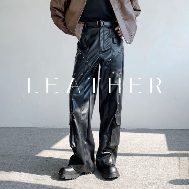 Street Fashion Leather Pants